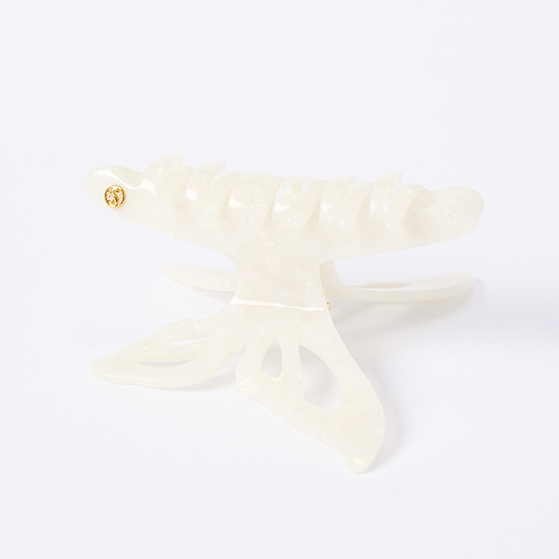New large hair clip - Elegant and luxurious butterfly shaped hair clip with soft grip, suitable for women
