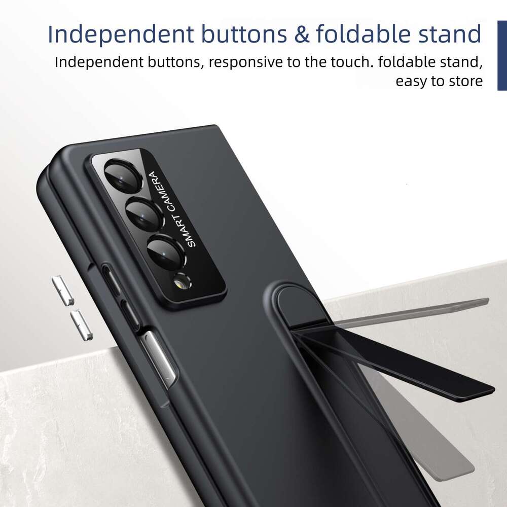 Compatible with Samsung Z Fold 6 Phone FOLD 4 Gold Edition Foldable Screen Stand 2-in-1 Full Coverage Anti-drop Protective Case