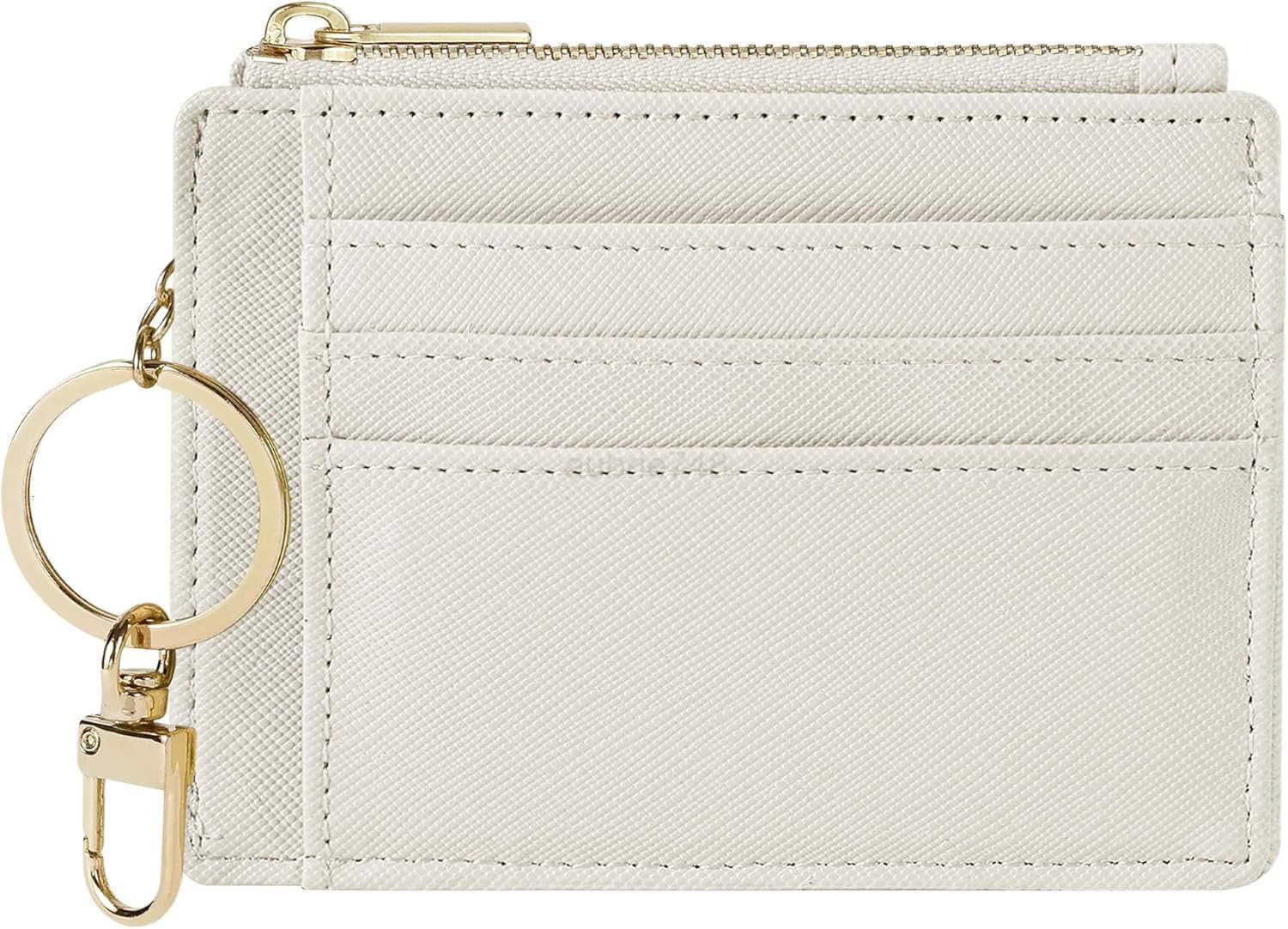 Card Case Slim Front Pocket Wallet for Women CARD Holder with KeychainZ250910
