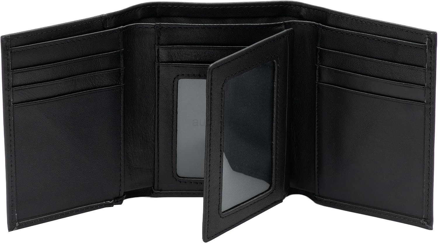 Mens Leather WalletMens Trifold Wallet Rfid Blocking Genuine Leather Wallet For Men brownZ250910