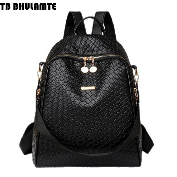 Free Shipping Designer Bag Fashion Leather Backpack 2025 New Simple Large Capacity Versatile School Luxury Bag Bag Women's Travel Backpack Cross-