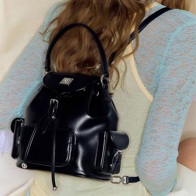Brand Genuine Leather Large Capacity Versatile High-end Texture Fashion Travel Backpack Messenger Bag high-quality