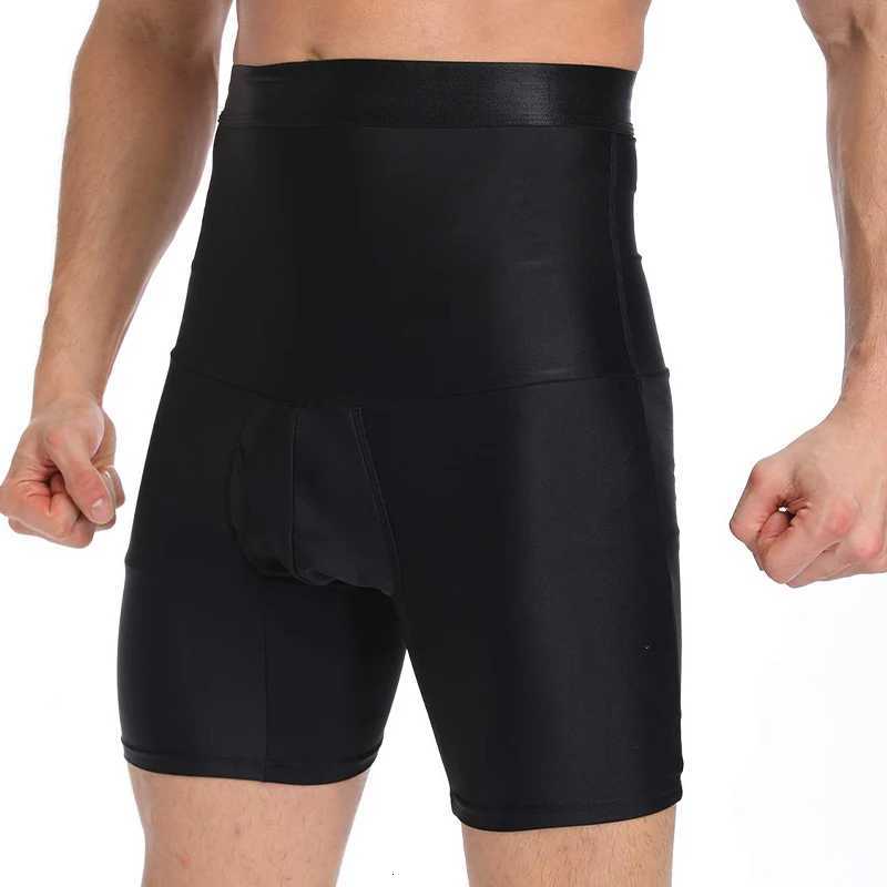 Body Shaper Pants for Men High Waisted Double Compression Waist Corset Padded Panties Slimmer Thigh Breathable Underwear W250910