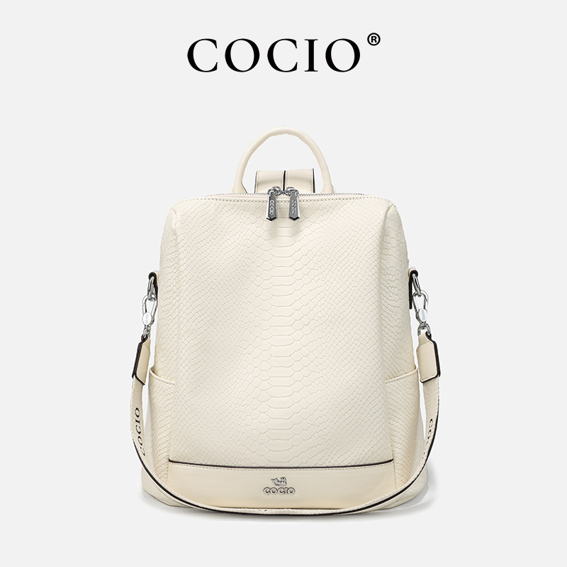 Free Shipping New Design Textured Backpack Retro Versatile Large Capacity Commuter Backpack Outdoor Mountaineering Travel Bag