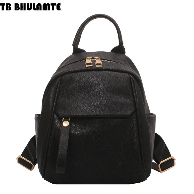 Free Shipping Designer Bag Backpack Korean Style Luxury Bag Soft Leather Texture Fashion Simple Backpack Casual Versatile School Commuting Literary Ba