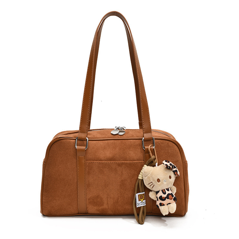 Free shipping designer Korean Style Casual Large Capacity Bag for Women Simple High-Quality Texture Retro Niche Commuter Bag Shoulder Bag Pillow Bag