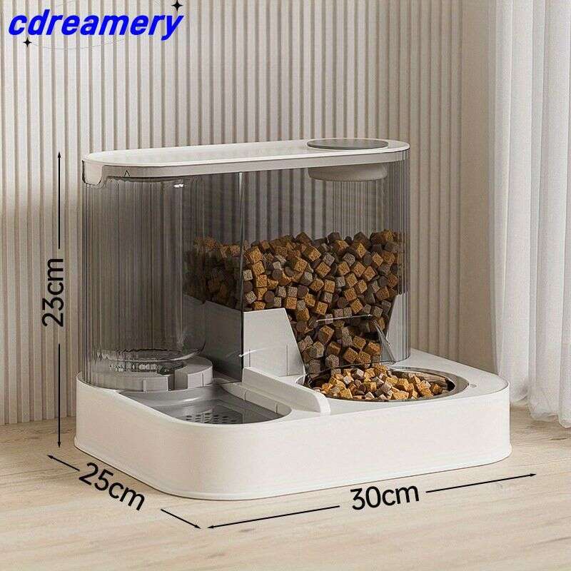 designer brand Kitten Automatic Feeder And Food Integrated Cat Bowl Water Dispenser in Pet Feeding Basin