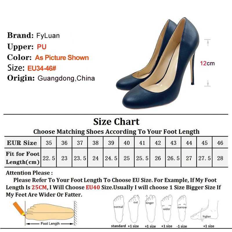 Ladies Pumps Spring Autumn New Ladies Office Work Black High Heels 10CM 12CM Stiletto PU Leather Women Round Toe Single Shoes W250910