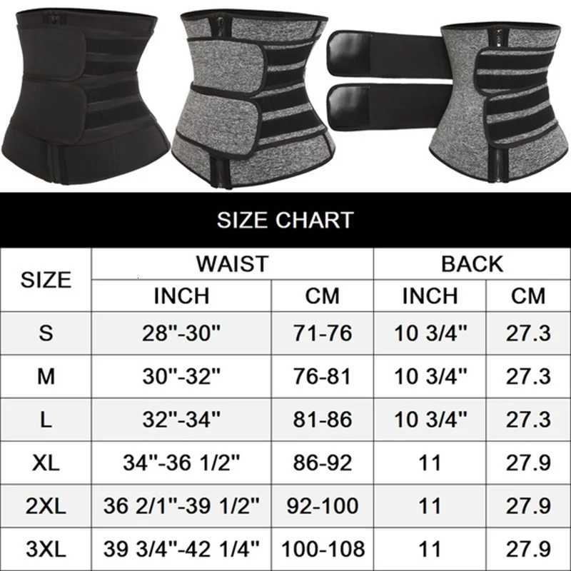 Neoprene Sauna Waist Corset Sweat Belt for Women Weight Loss Compression Trimmer Workout Fitness W250910