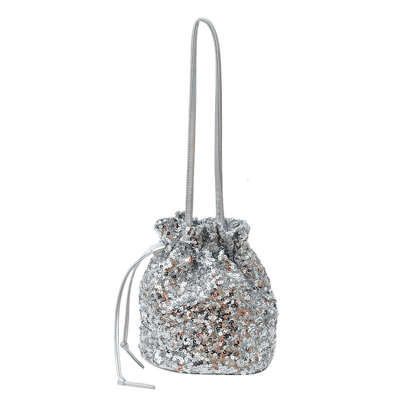 Women S Sequin Bag Cross Border Street Fashion Free Shipping Shiny Luxury Bag Stylish Bucket Bag Women S Crossbody Bag Phone Shoulder Bag Designer Bag