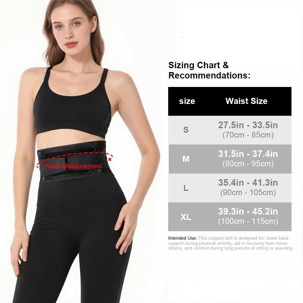 2Stay Breathable Lower Back Brace Adjustable Lumbar Support Belt for SciaticaHerniated Disc For Men Women at Work Home W250910
