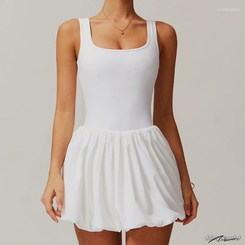 Women's Two Piece Casual Outfit: Sleeveless Vest Tennis Skirt Set - Perfect For Running, Fiess & Outdoor Sports ddmywonder ddmywonder ddmywonder