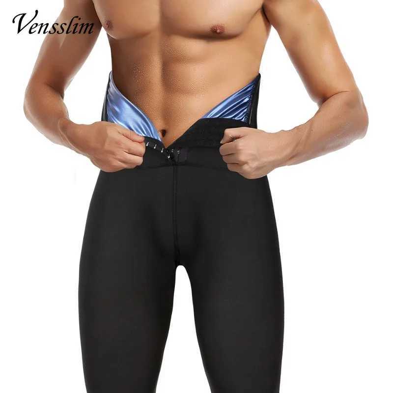 Vensslim Sweat Waist Lings Slimming Weight Loss Men Body Shaper Thermo Sauna Pants Workout Gym Compression Shorts W250910