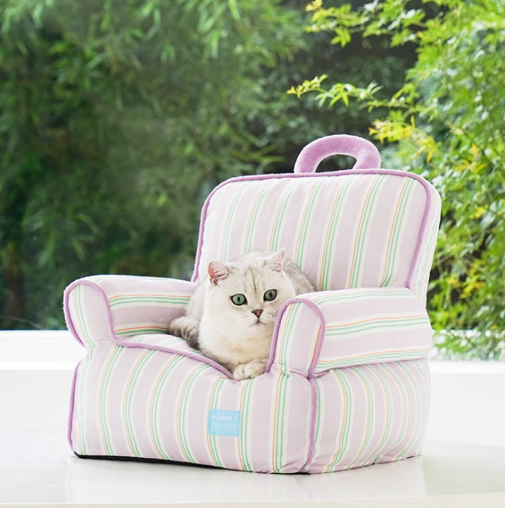 Ice Silk Cozy Couch: Removable Covers Ideal For Warm Weather Pets