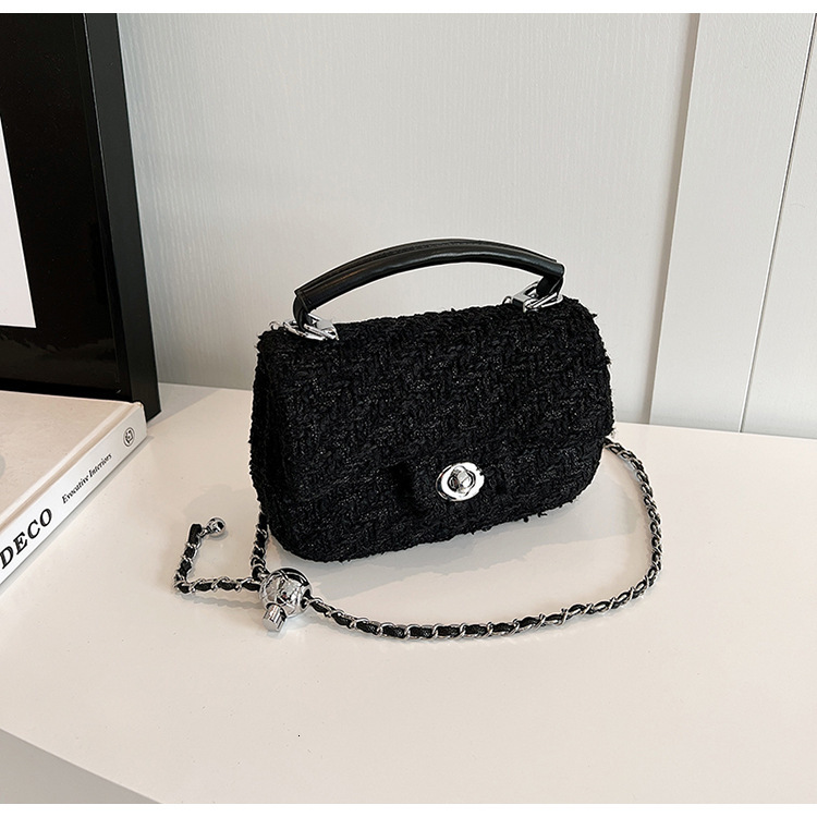2025 New Fashionable Handheld Small Square Bag Designer Single Shoulder Women's Crossbody Bag