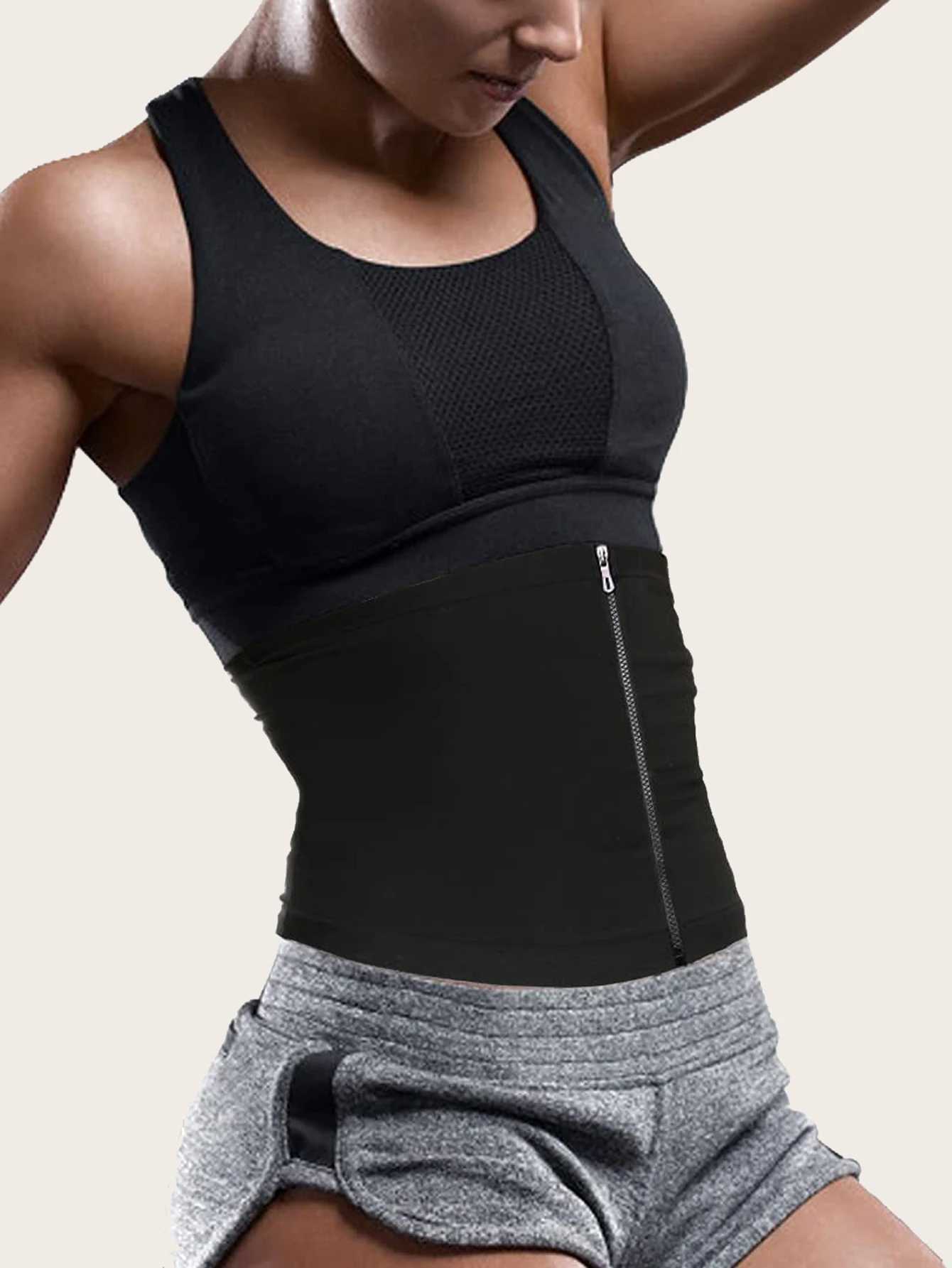 Waist for Women Shaper Sauna Sweat Belt Waist Trimmer Silvery W250910