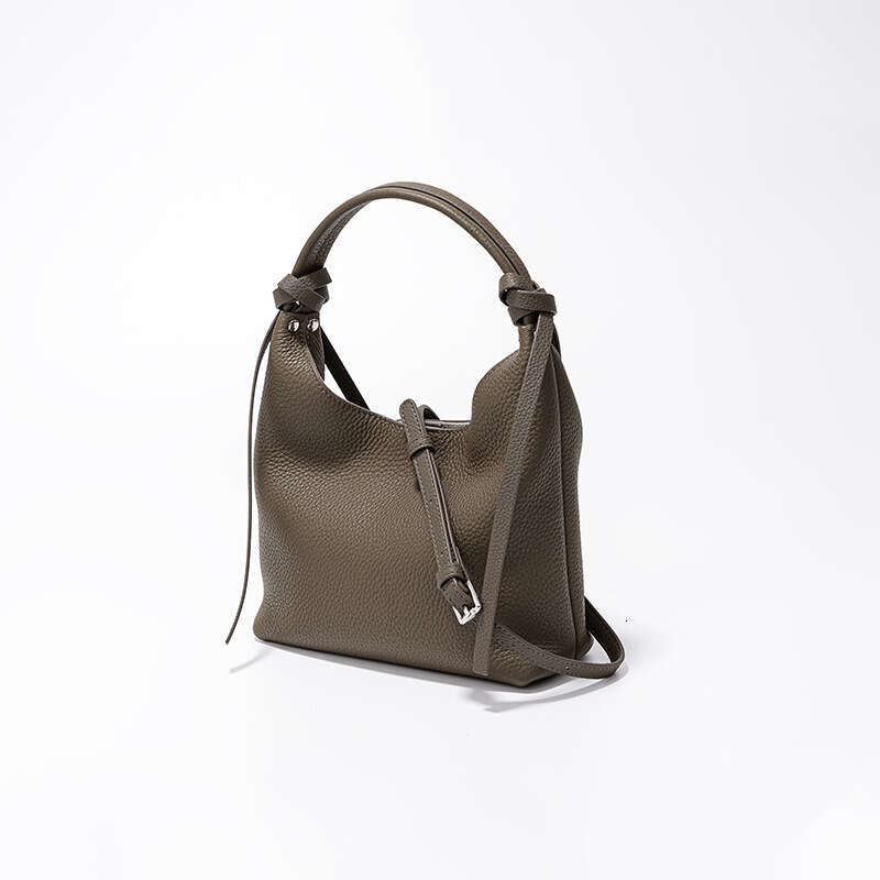 Luxury bag Korean Style Niche Design Color Block Lunch Box New Commuter Versatile Crossbody Bag Top Layer Cowhide Handbag for Women