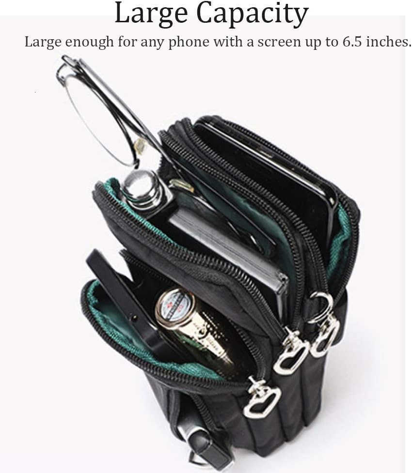Outdoor SweatProof Running Armbag CrossBody Shoulder Casual Wallet Purse Crossbody Bag Gym Fitness Cell Phone Key Holder for iPhone 13 12 Pro Max Xs M