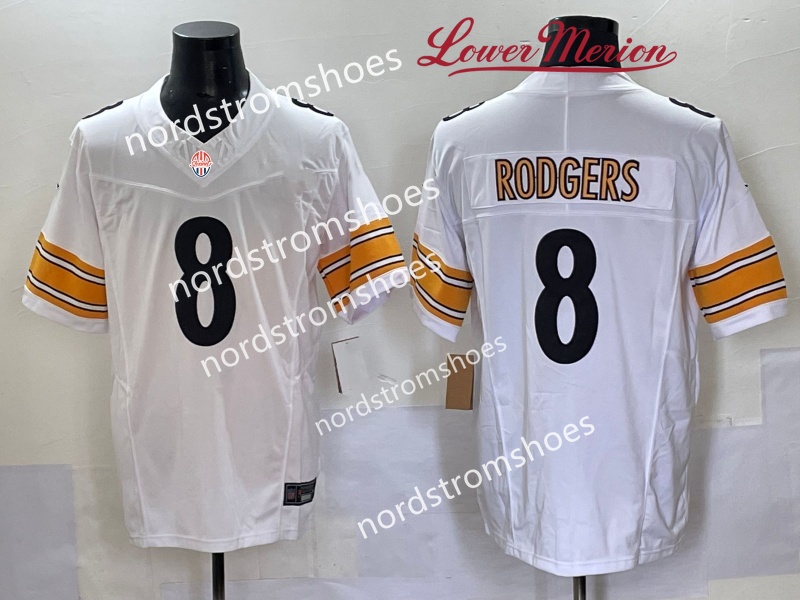 Custom 1933 nordstromshoes Throwback 8 Rodgers Will Howard Football Jersey Metcalf Watt Harmin Pickett Polamalu Any Name Number