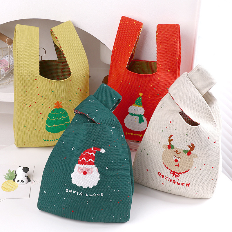 2025 New Christmas Eve Handbag Luxury Bag Knitted Bag Lightweight Crossbody Bag Designer Bag Christmas Shoulder Bag