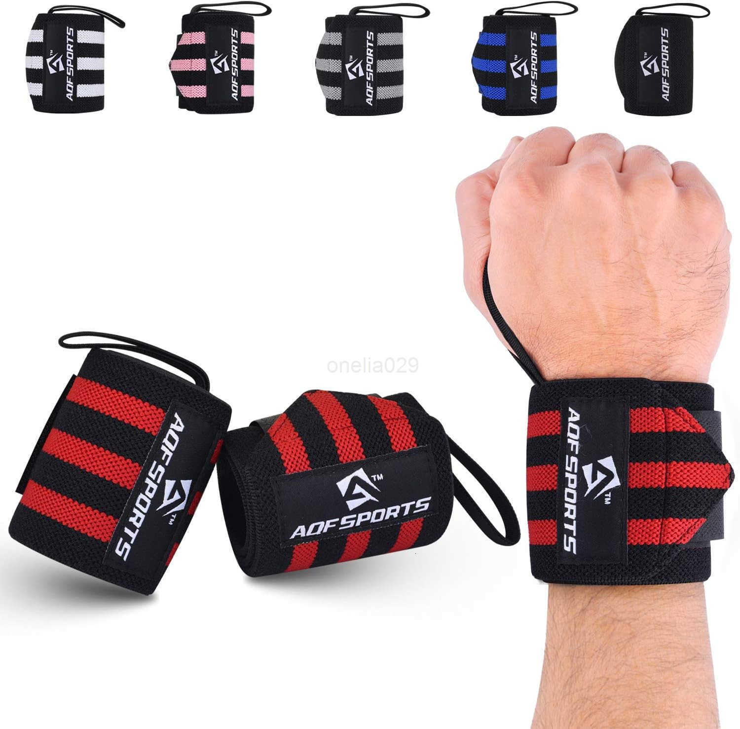 Wrist Wraps for Weightlifting USPA IPL Approved 18 Gym Wrist Support with Thumb Loop Heavy Duty Lifting Wrist Straps for Fitness Workout Powerlifting 