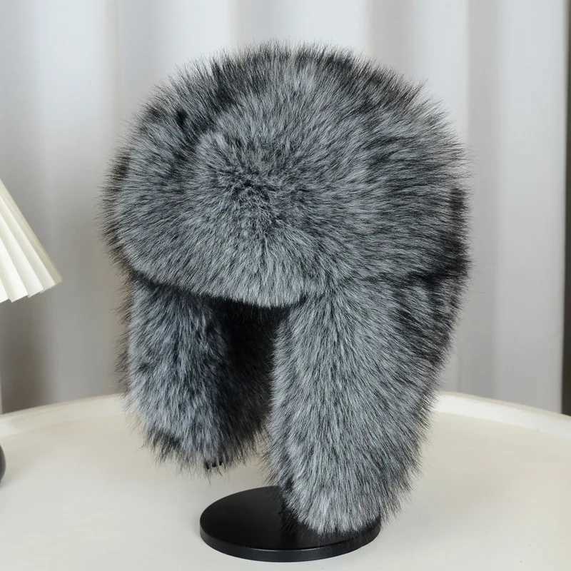 Womens Winter Trper Hat Faux Fur Plush Cozy Thickened Warm Ear Protection Windproof Cold Weather Snow Outdoor Skiing CXJ250910