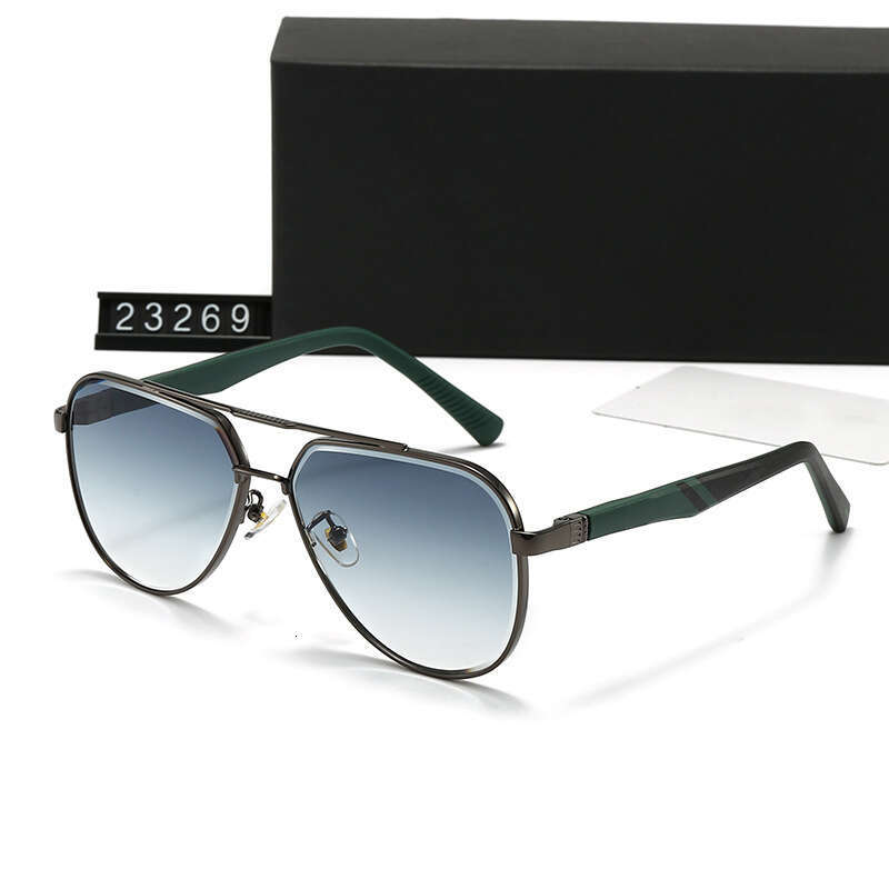 New Unisex Fashion Trendy Casual Glasses Metal Sunglasses 23269