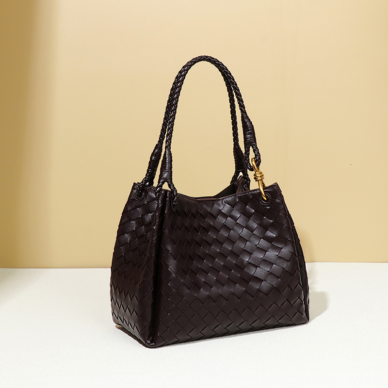 Parachute Woven Crossbody Handmade Mother Design Large Capacity Single Shoulder Tote Bucket Bag for Women