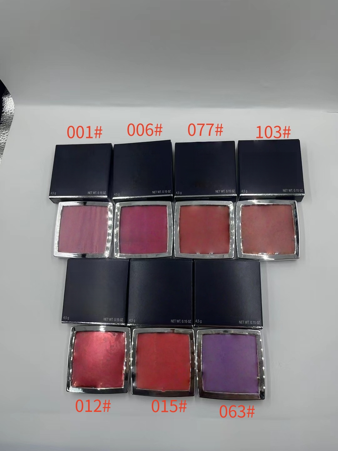 2025 Luxury designer Eyes Blush Powder With mirror 4.5g Luminous Matte Cheeks Foundation Makeup Bronzer Blusher Pressed Powder High Quality Girl Face Beauty Tools