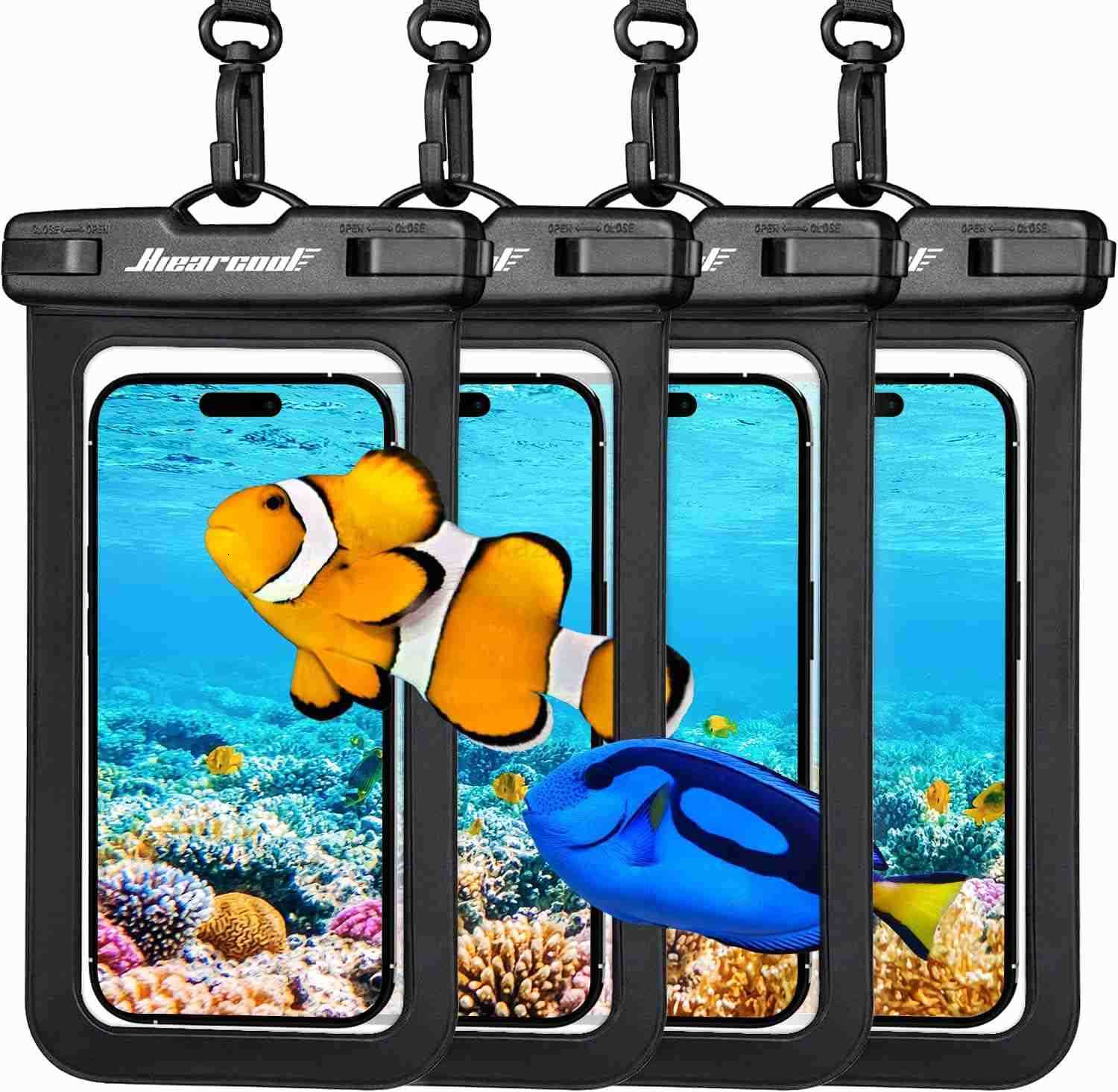 Waterproof Pouch for iPhone Waterproof Phone Bag Travel Essentials Cruise Accessories Must Haves4Pack Black Z250910