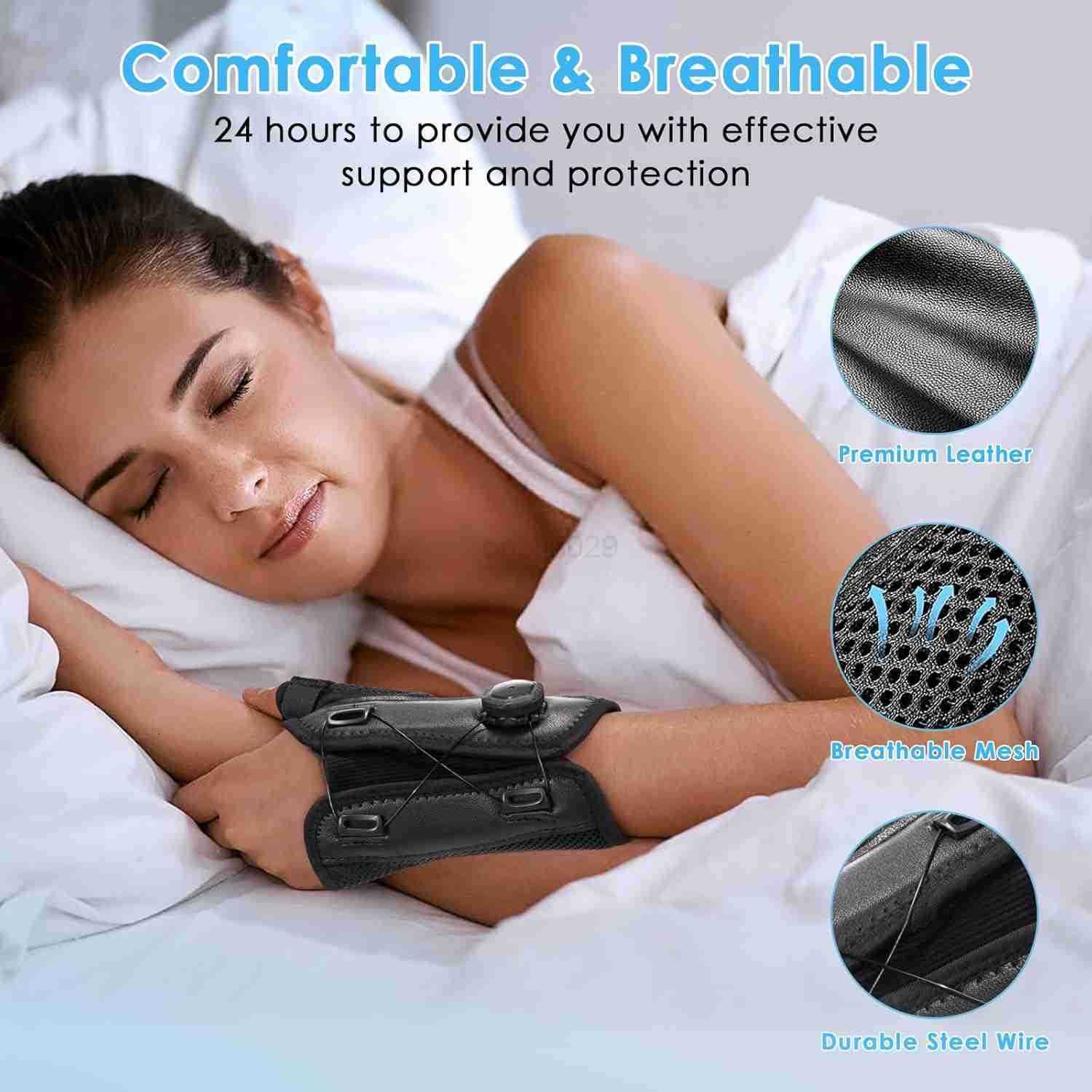 Wrist Brace for Carpal TunnelThumb Brace for Arthritis Pain and SupportThumb Spica Splint Right Hand for De Quervains TenosynovitisTendonitisThumb Sta