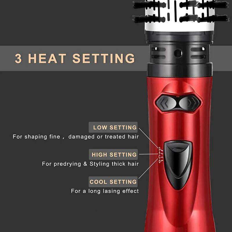 2-in-1 professional automatic rotating hair dryer curler Comb Hot air brush ion multi-functional styling tool