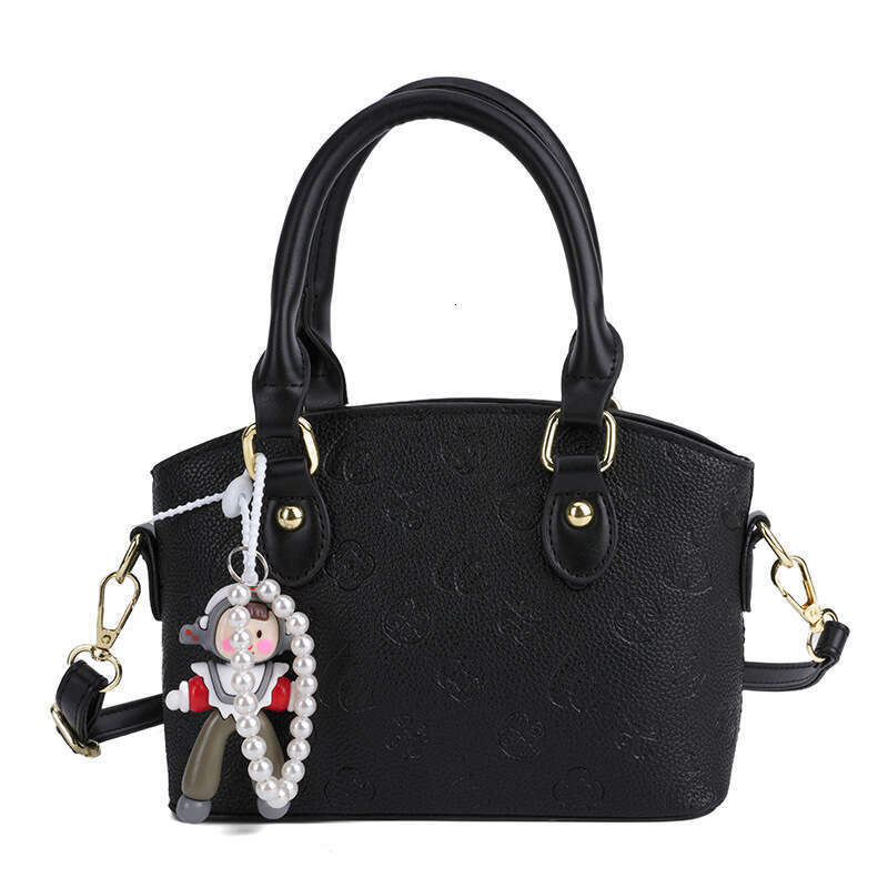 2025 New Women's Handbag Printed High-Quality Texture Tote Commuting Versatile Korean Style Single Shoulder Crossbody Bag