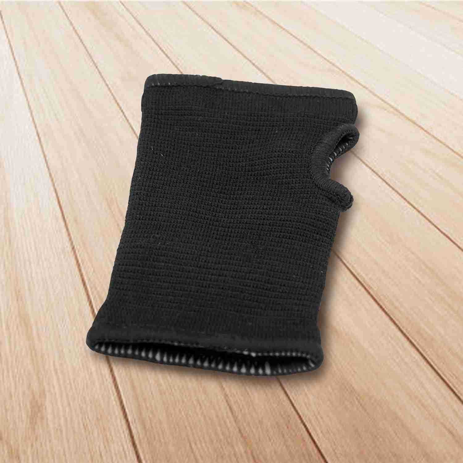 Hand Wrap Knitted Palm Sleeve Wrist Brace Hand Protection Support for 814 Years 1 Pair Black W250910
