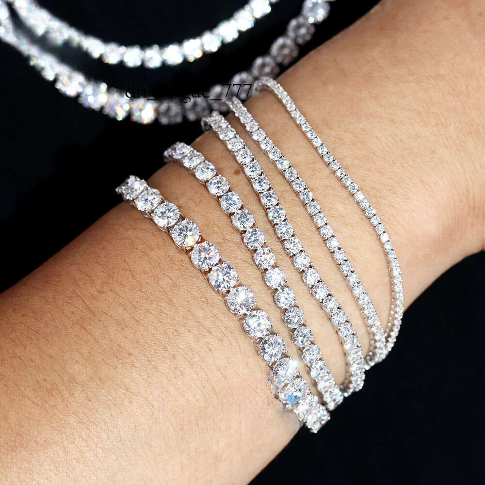 Silie bracelet necklace 2/3/4/5/6.5 mm tennis chain quartz jewelry accessory