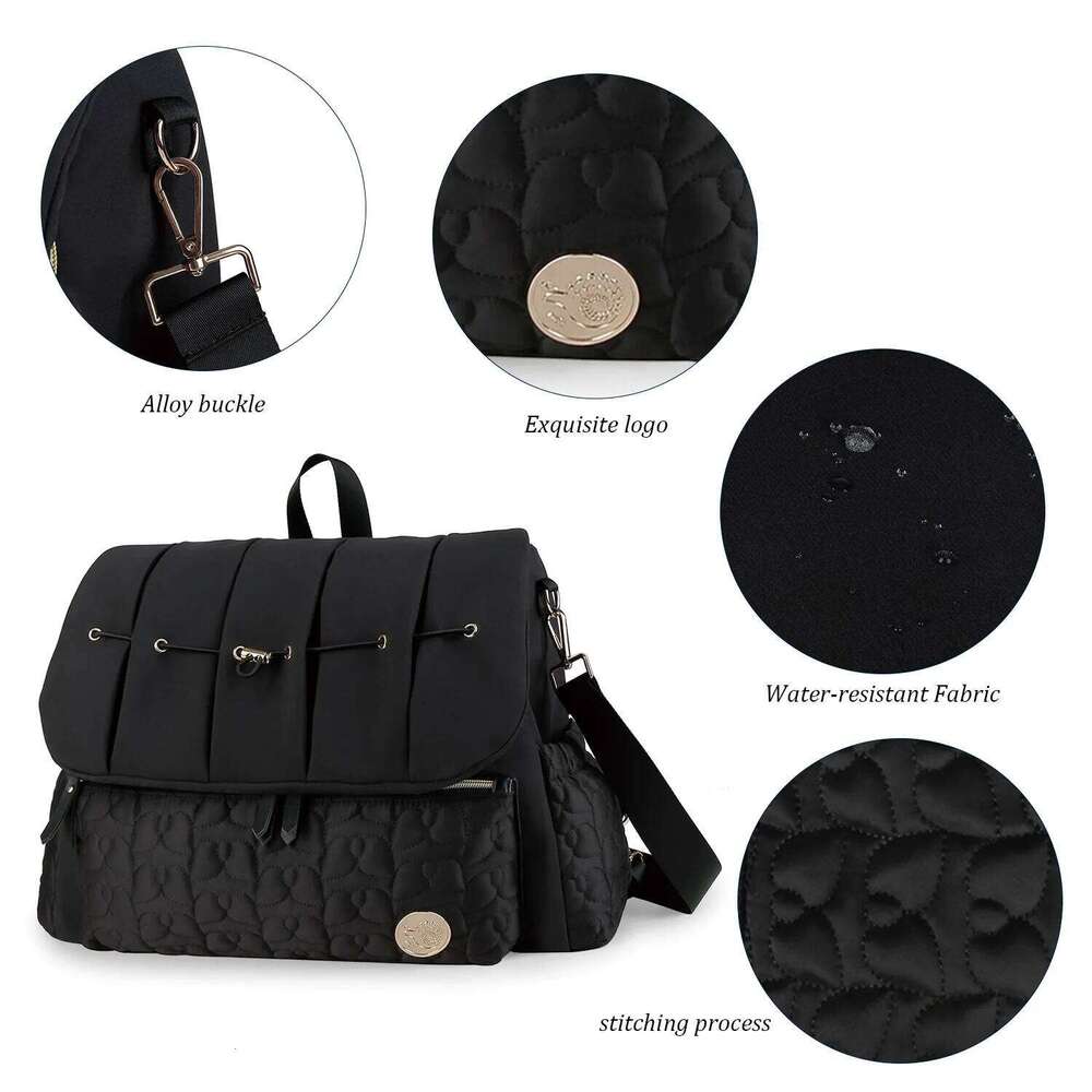 Baby Diaper Backpack For Maternity Nappy Bag Removable Shoulder Straps Fashion Waterproof Mommy Handbag With Changing Pad