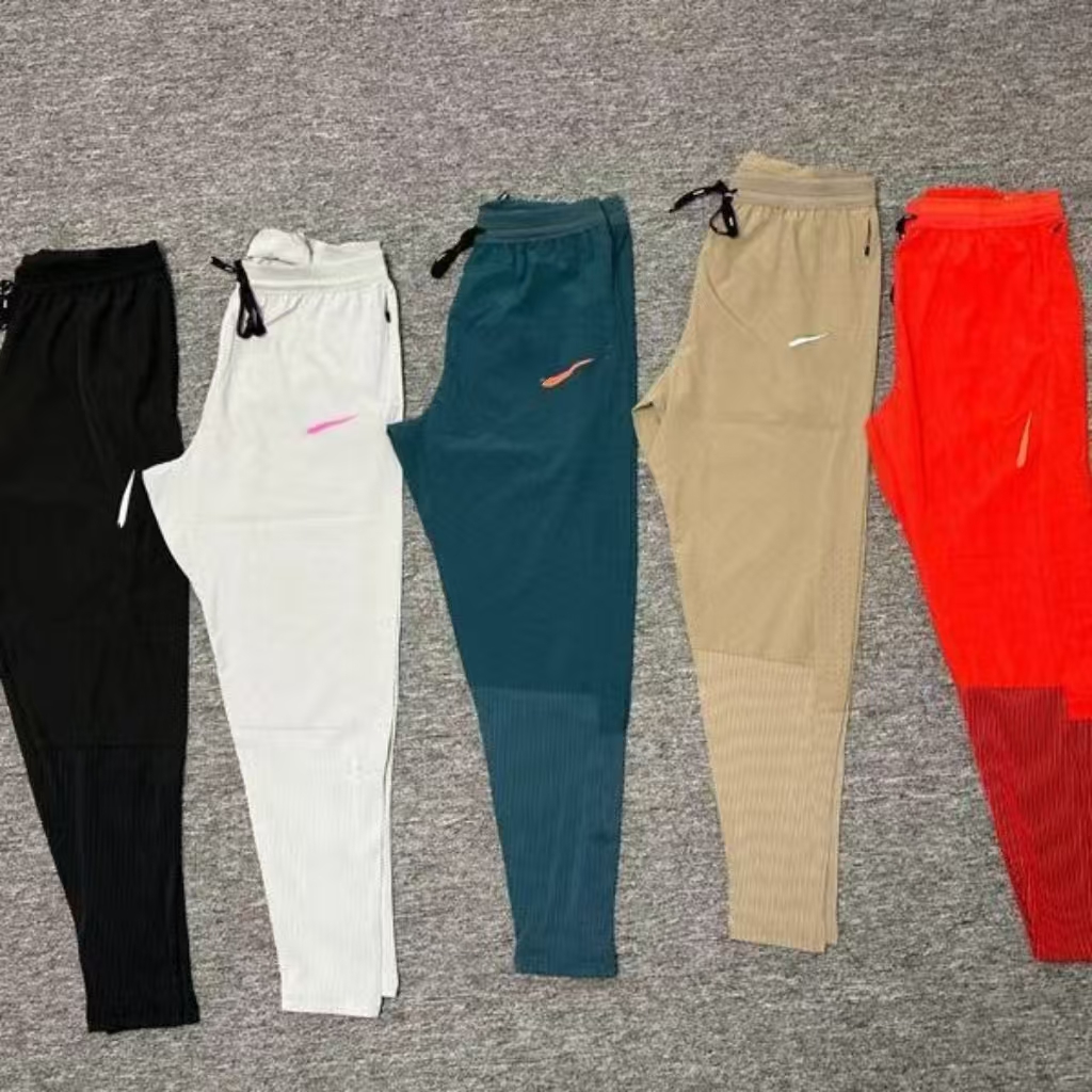Sports stretch sweatpants basketball mens gym elastic pants fitness tights sportswear quick drying running training compression jogger pants yoga long A