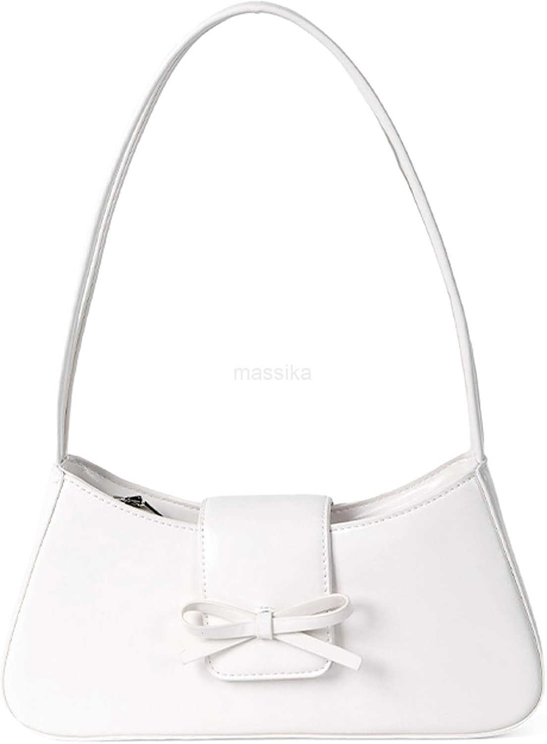 Shoulder Bag for Women Hobo Handbags Trendy Y2K Purses Patent Leather Clutch Bag Cute Bow Purse M250910