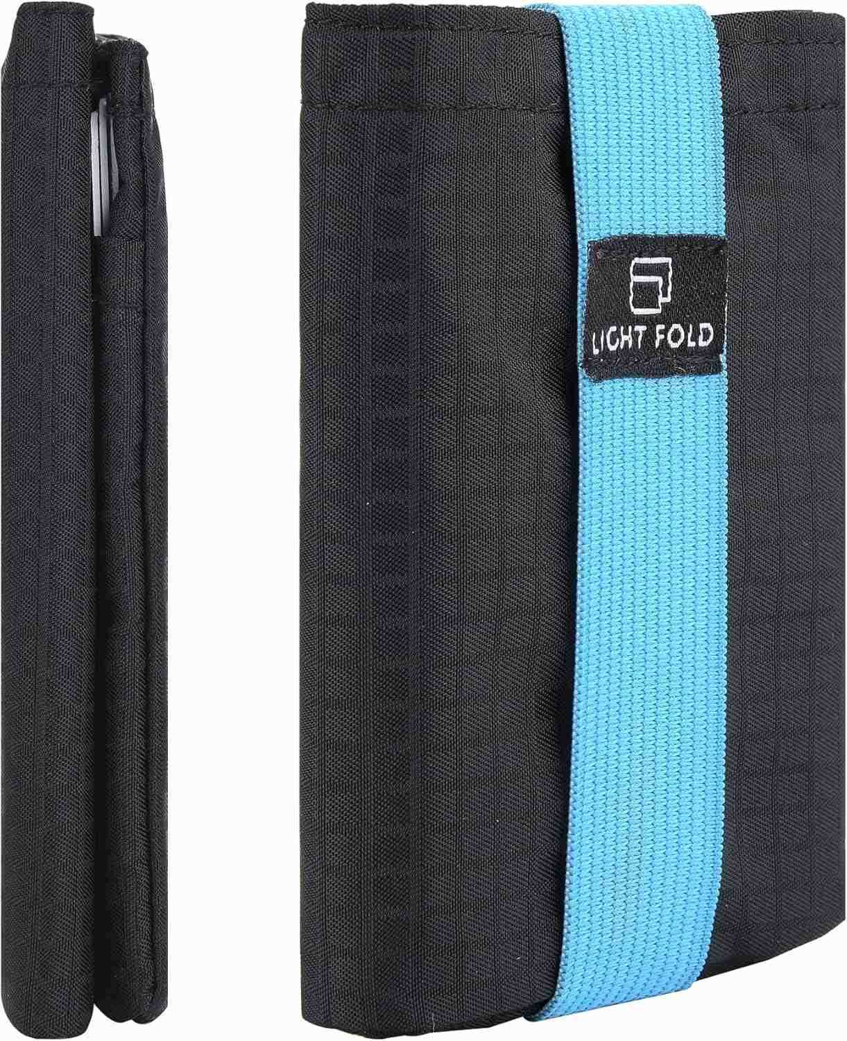 Slim Wallet for Men with RFID Blocking Minimalist Slim Wallet with Thin Durable Style Data Protection Multiple Pockets for 12 Cards Cash Small Wallet 