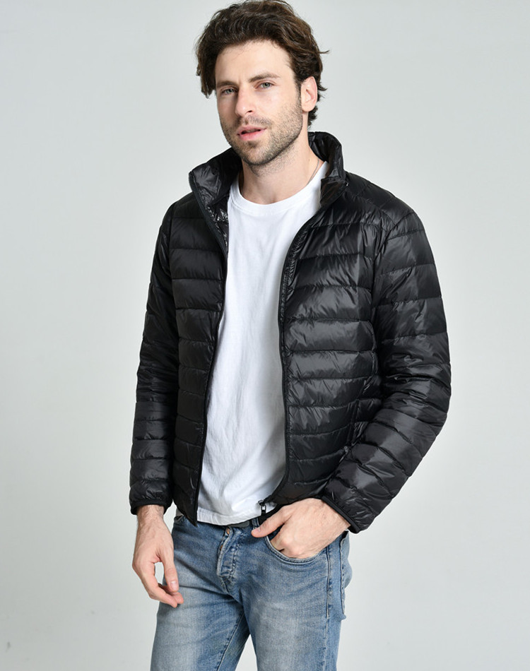 Winter Autumn men Ultralight Jacket White Duck Down Coat Men Down Jackets Winter Male Casual down jacketCoat Warm Parka 8XL