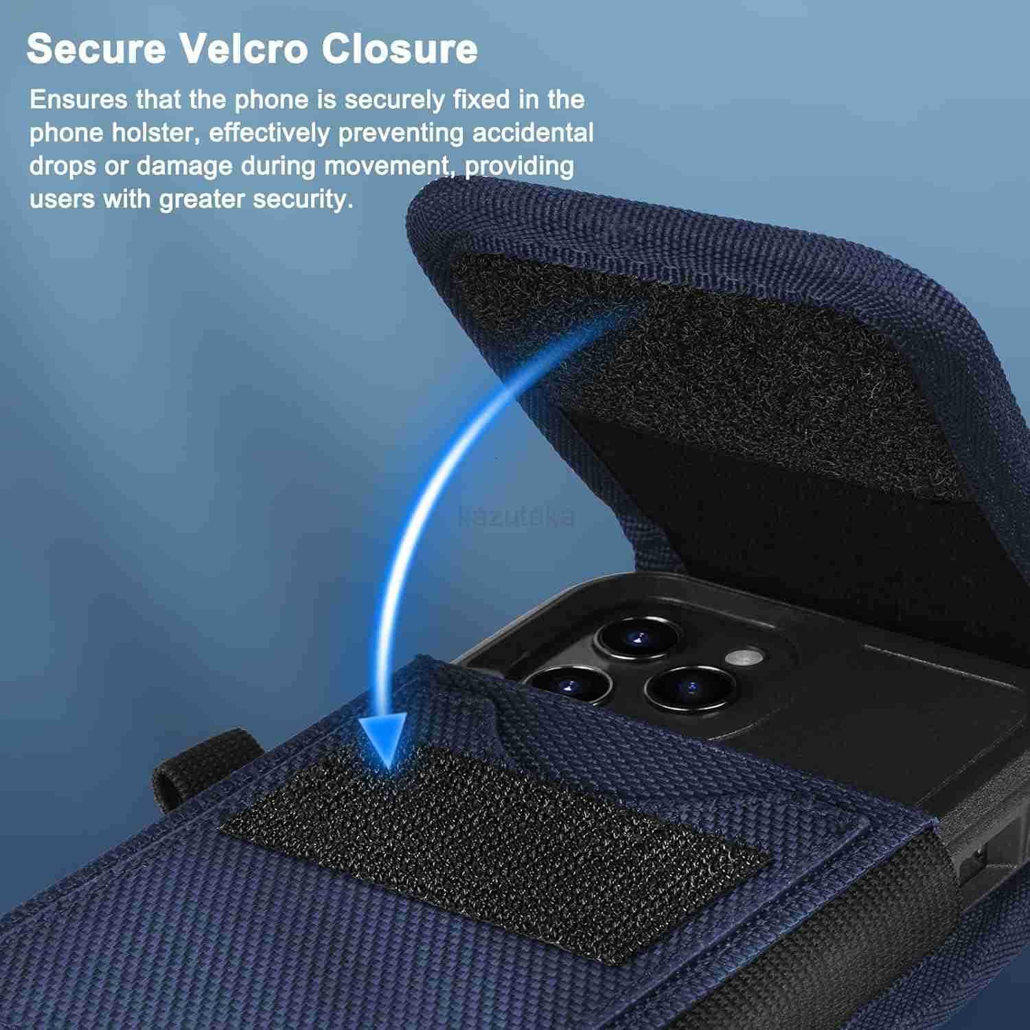 Cell Phone Holster Compatible with S25S24S23S22S21S20 Ultra Pixel 87 Pro Belt Clip and Card Holder Black XXL Z250910