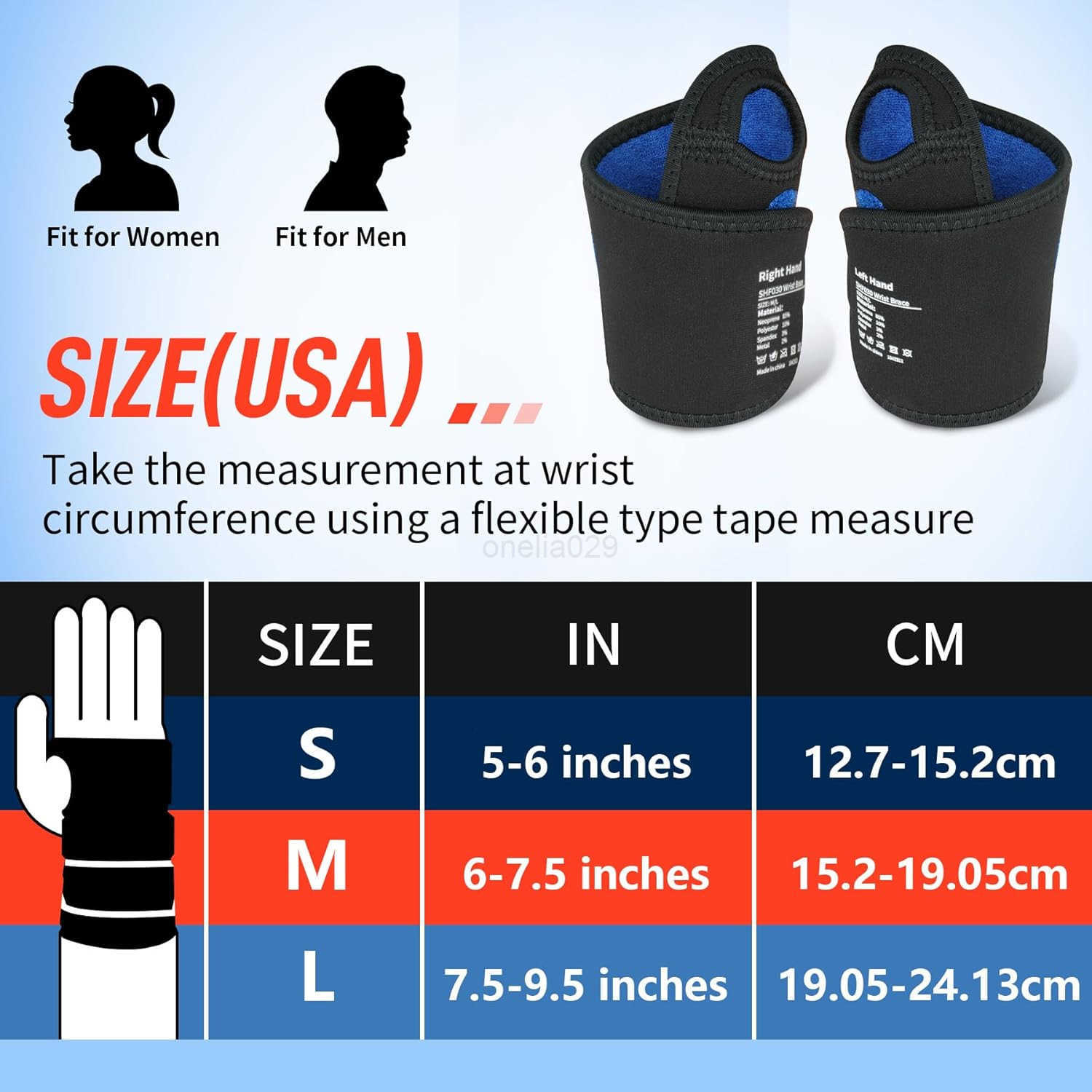 2 Pack Wrist Wraps for Pain Carpal Tunnel Tendonitis Adjustable Wrist Support for Work Men and Women Daily Protector Right Left Hand Small W250910