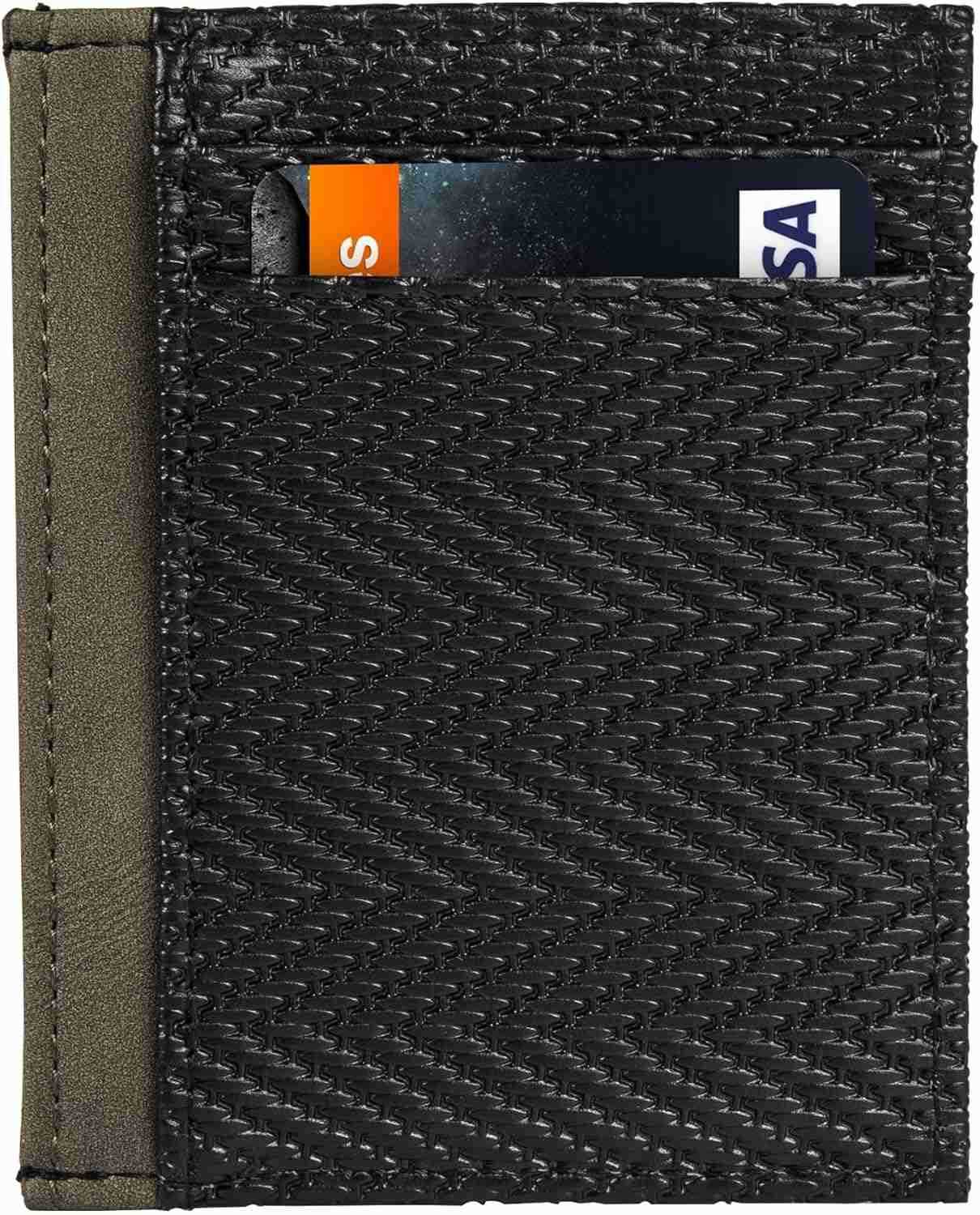 Slim Minimalist Front Pocket Wallet RFID ProtectedZ250910