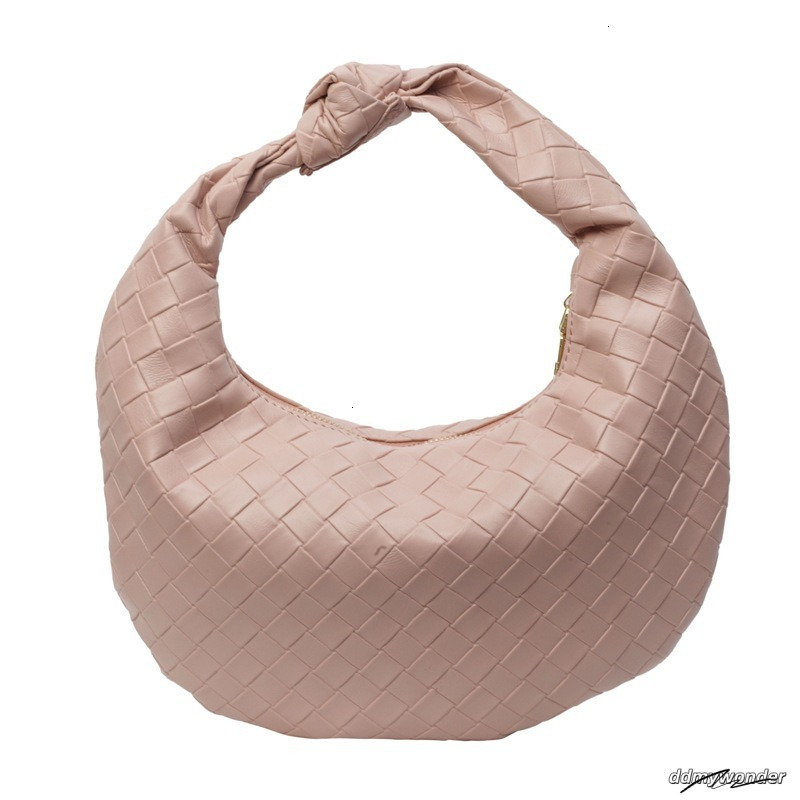 Fashionable Women's Handmade Woven Free Shipping Designer New Crescent Handbag Leisure Vacation Beach Bag ddmywonder ddmywonder