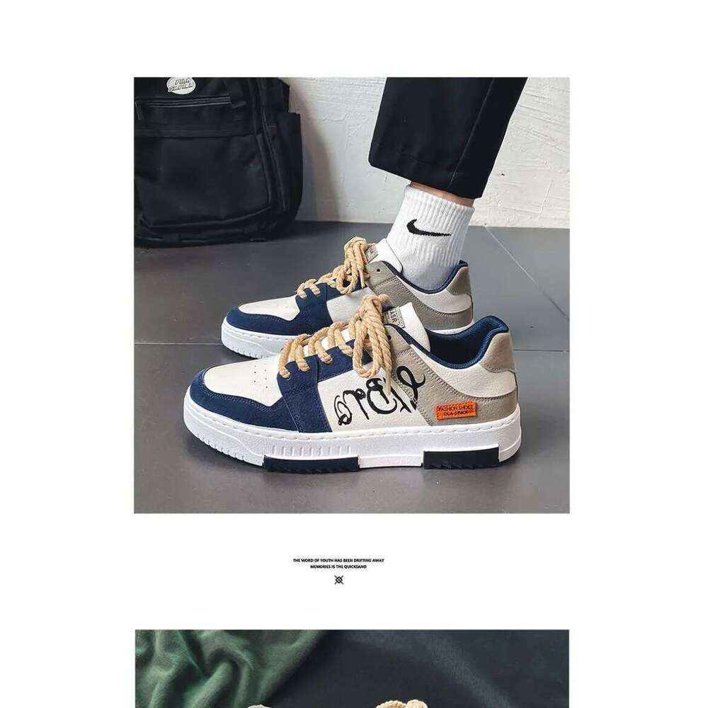 Men Casual Leather Sneaker High-quality Lace Up Designer Comfort Trend Board Shoe Men Breathable Tennis Run Shoes Zapatos Hombre