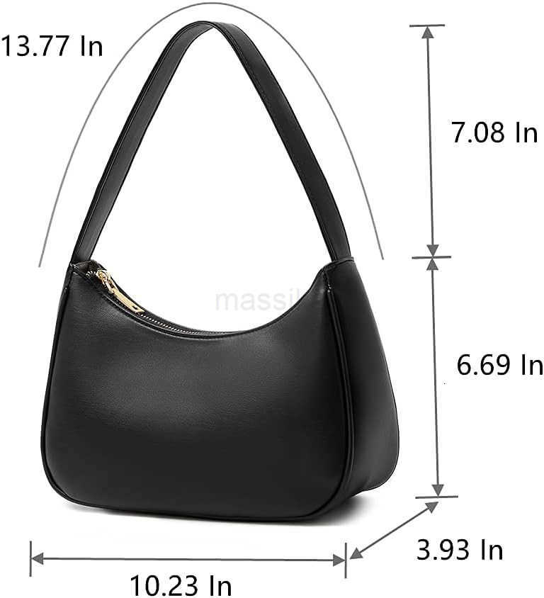 Shoulder Bags for Women Cute Hobo Tote Handbag Mini Clutch Purse with Zipper Closure M250909