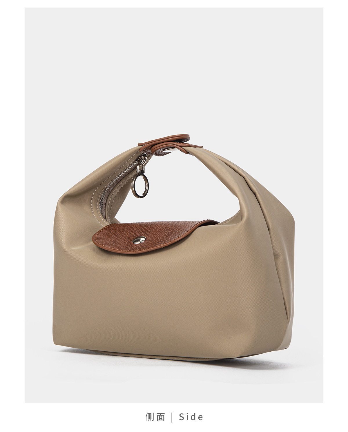 New niche commuter PU shoulder bag women's fashion versatile crossbody bag dumpling handbag women's small bag contrast color