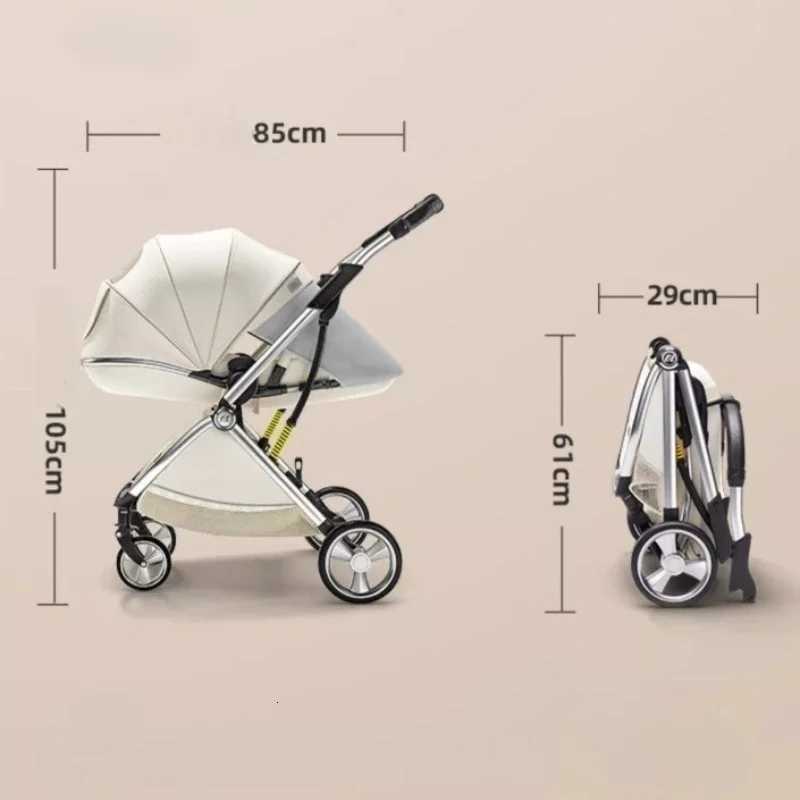 2025 Hotselling Highview Lightweight Baby Stroller Foldable Twoway Seat with Mosquito Net and Shockabsorbing Baby Stroller W250910