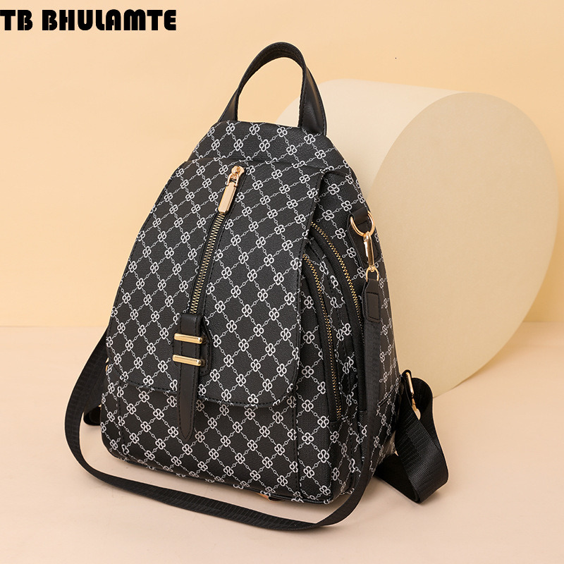 Free Shipping Designer Bag 2025 New Korean Style Soft Leather Backpack Women, Fashionable Simple Multi-use Commuter Bag, Small Luxury Bag Trendy Women