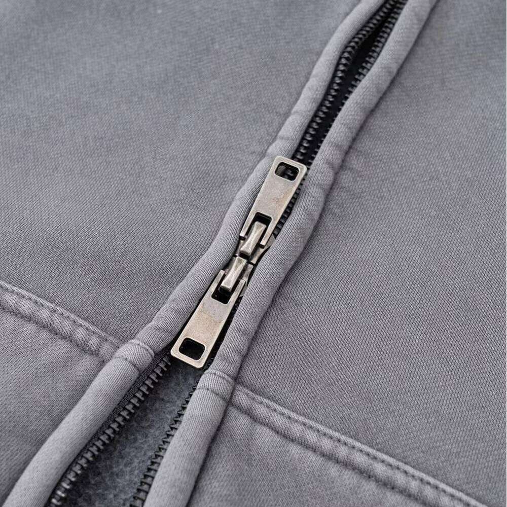 Oversized Unisex Cotton Streetwear Blank High-Quality Manufacturer Zipper Heavyweight Hoodie